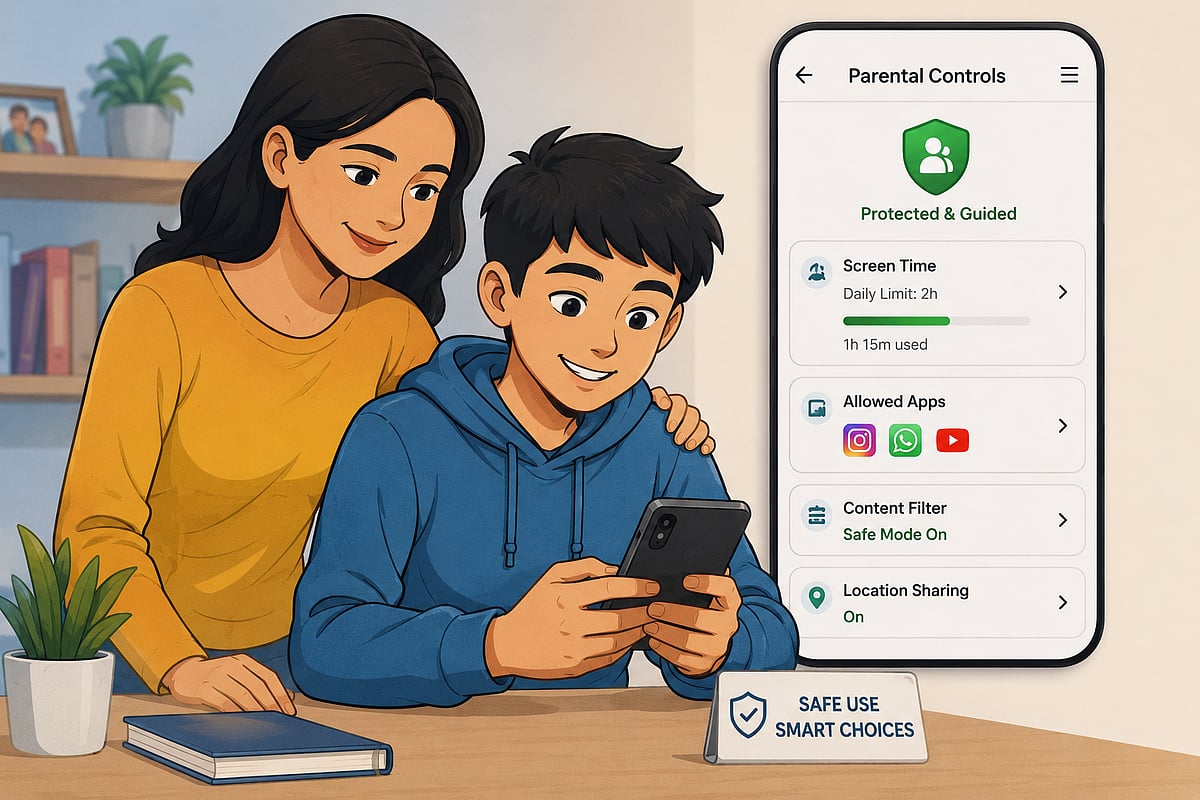 Government Measures To Address Digital Addiction Risks Among Children In India - AI generated 