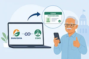 AI generated : CGHS Pensioner Card Application Gets Easier With Bhavishya Integration