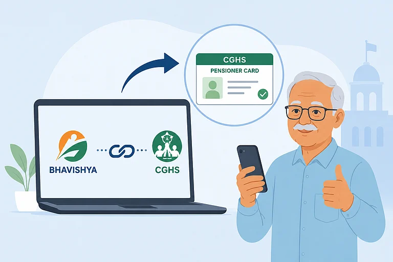 AI generated : CGHS Pensioner Card Application Gets Easier With Bhavishya Integration