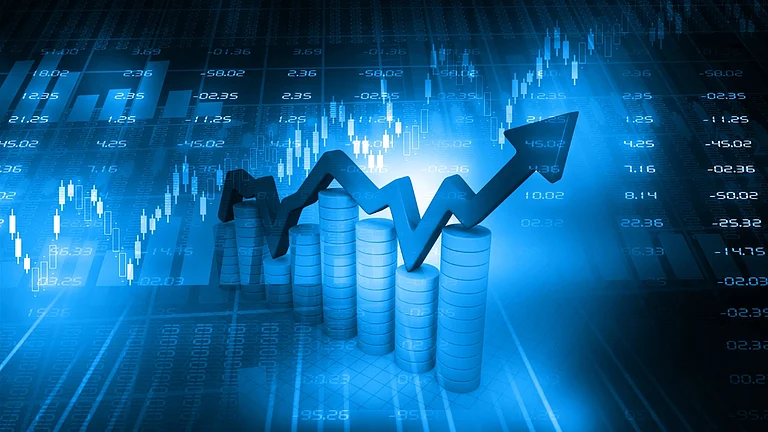 Financial companies continued to lead earnings growth in both the Nifty 50 and Nifty 500. - Canva