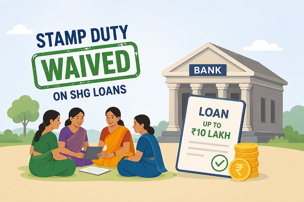 Assam Waives Stamp Duty On SHG Loans Up To Rs 10 Lakh - AI generated