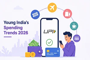 AI generated : Young Indians’ Spending Trends Shift Towards Travel, Lifestyle And UPI Credit
