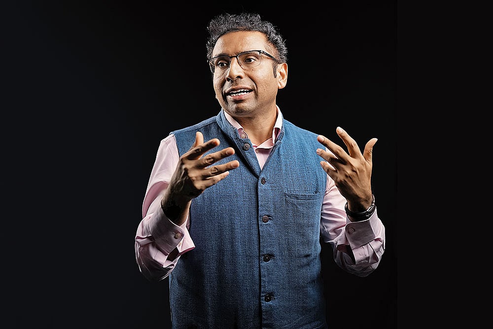 | Photo: Suresh K Pandey : Saurabh Mukherjea Chief Investment Officer and Co-Founder, 
Marcellus Investment Managers 