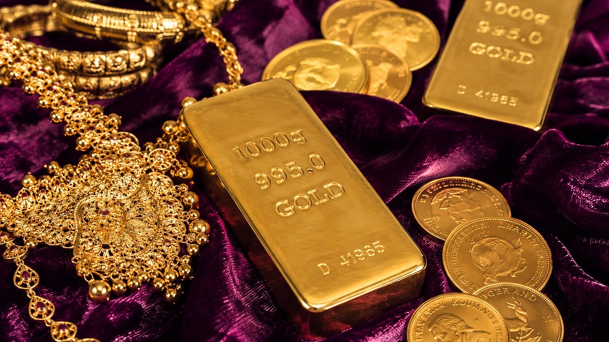 India's total gold demand declined 6 per cent y-o-y to 131 tonnes in the April-June quarter. (AI-generated) - ChatGPT