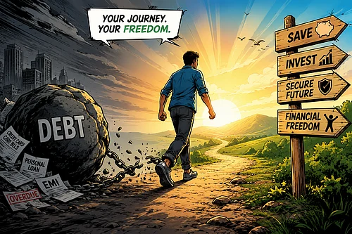 AI generated : Freedom From Debt: 5 Smart Strategies to Reduce Loans, Build Savings and Achieve Financial Independence