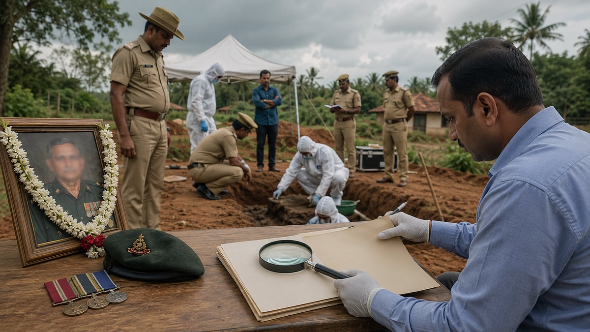 Ex-Serviceman’s Body Exhumed In Karnataka & Insurance - AI