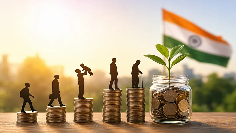 Irrespective of age, the money you save today will save you one day. - AI Image