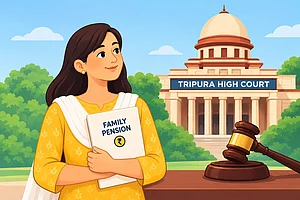 AI generated : Divorced Daughter Can Get Family Pension After Father’s Death: Tripura HC