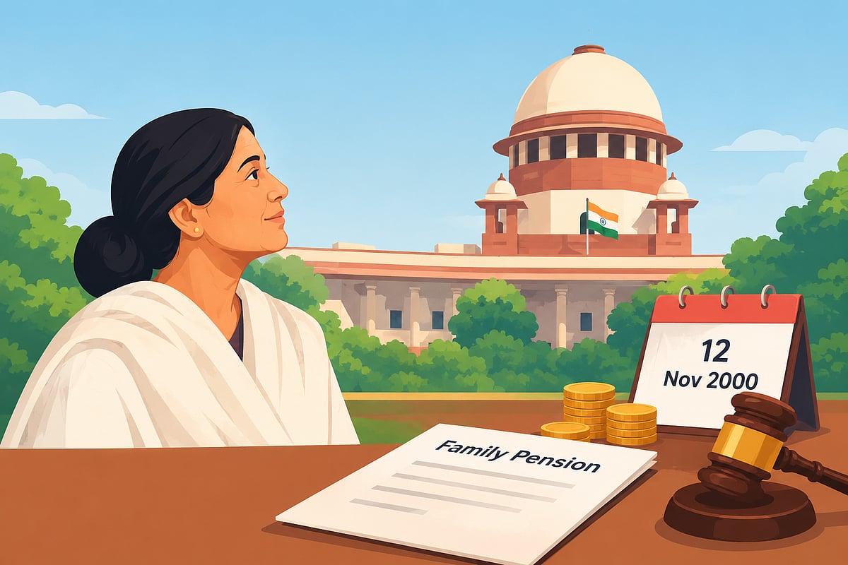 Widow Gets Family Pension From Husband’s Death Date: Supreme Court - AI Generated