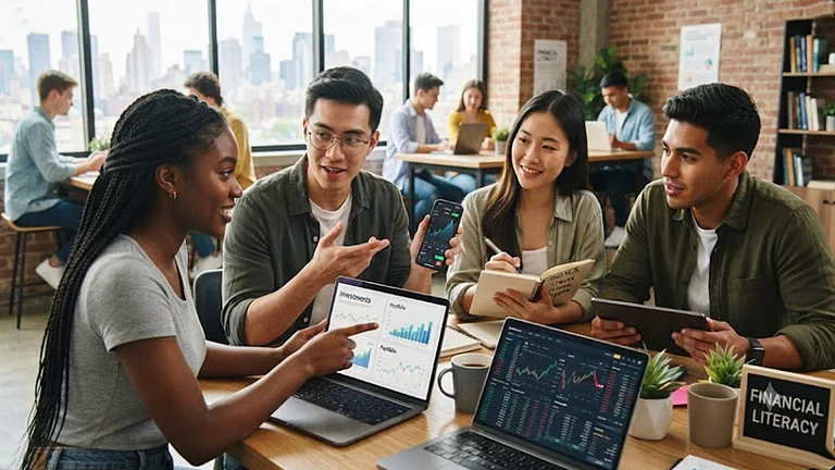 Gen Z’s biggest advantage is not access to a particular stock, mutual fund or trading platform. It is time. - AI Image