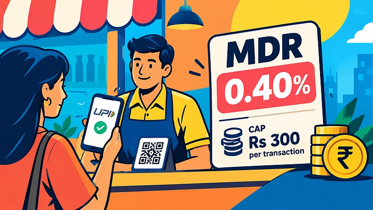 UPI MDR From October 15: 0.40 Per Cent Fee On Payments Above Rs 2,000 - AI generated