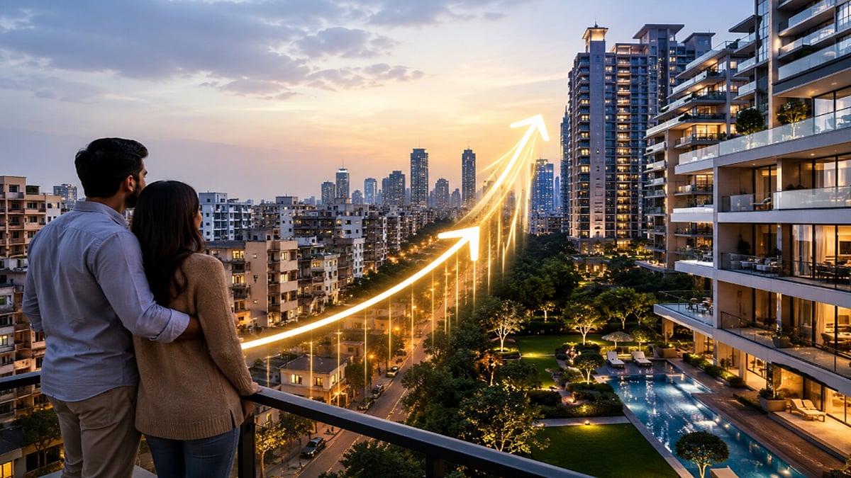 The survey also shows that the Indian housing market continues to be largely driven by people buying homes for themselves. - AI Image