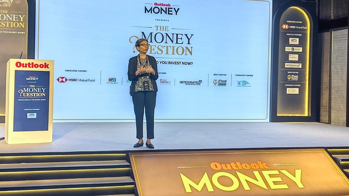 Preeti Chheda, CFO of Mindspace Business Parks REIT, speaks at The Money Question event in Mumbai - Outlook Money
