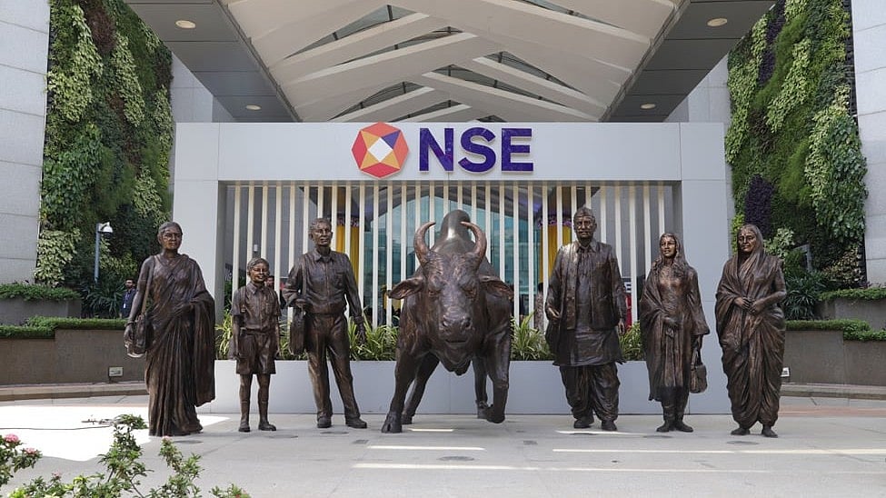 NSE shares make their market debut on BSE at Rs 1,800. - NSE