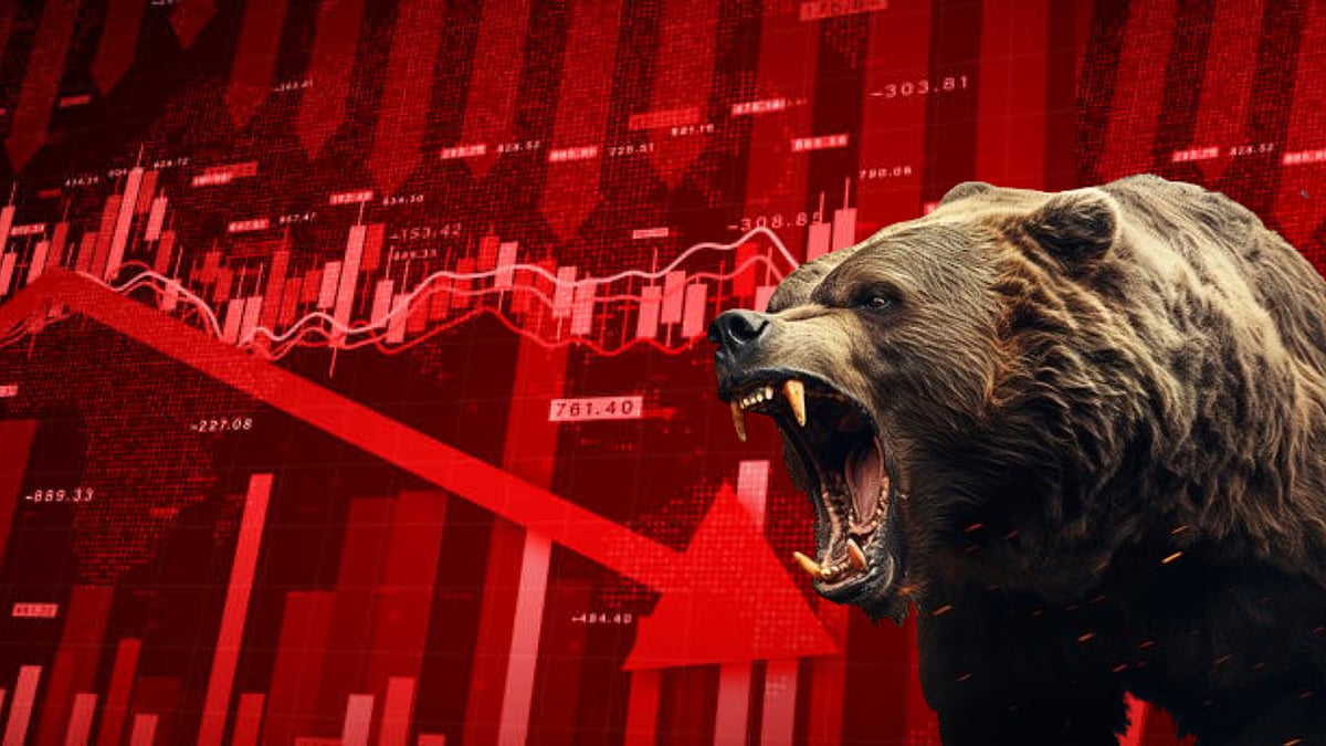 India VIX, the market's fear gauge, spiked over 27 per cent to 13.17. - Canva