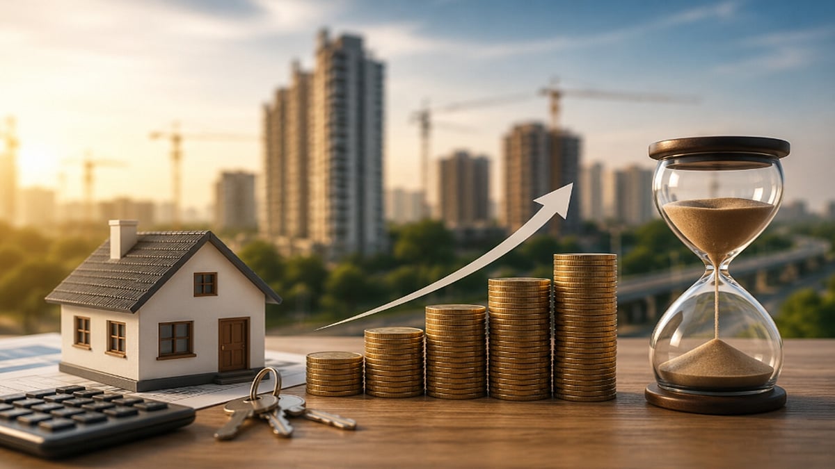 Home prices showed little sign of easing during the quarter. The average residential price across the seven cities rose 7 per cent year-on-year to Rs 9,714 per sq ft in Q3 2026. - AI Image