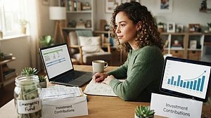 AI Image : Freelancers must flip the budgeting formula. Don’t plan for your “average” month. Plan for your worst month.