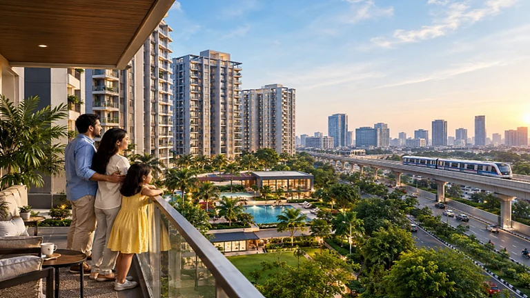In Gurugram and Noida, in particular, the expectations around a home have shifted from simply finding more space to deciding what kind of space, location and lifestyle is worth paying more for. - AI Image