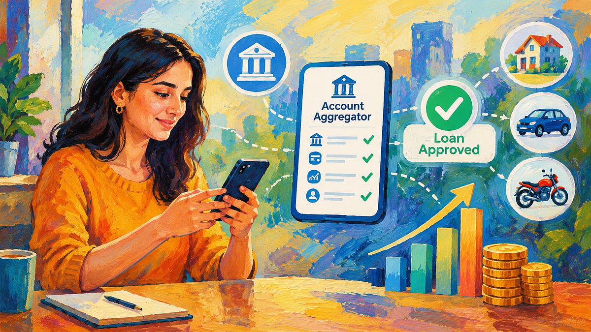 AI generated  : Account Aggregator Loans In India
