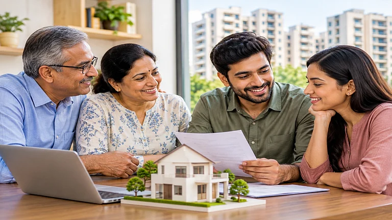 There is nothing new about parents helping their children buy their first home. What is changing is the age at which younger Indians are entering the market and the role parents can play in helping them get there. - AI Image