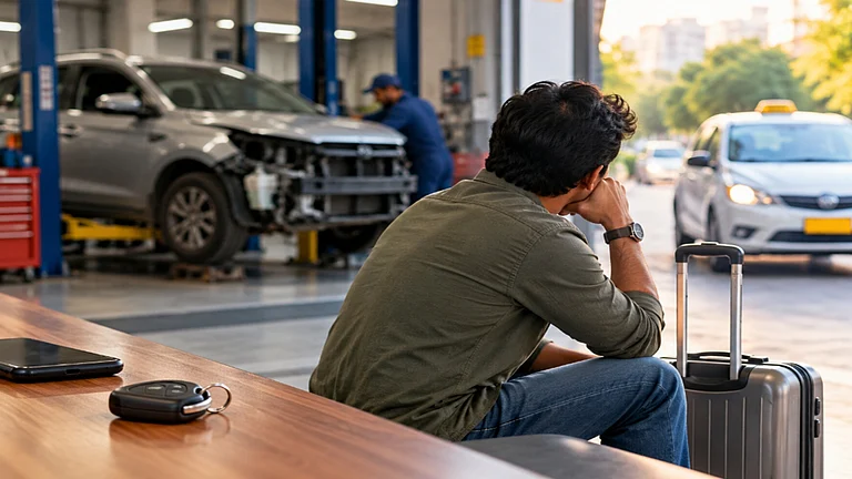 Most car owners plan for repair costs, but few plan for the cost of getting around while the car is at the workshop getting repaired. - AI Image