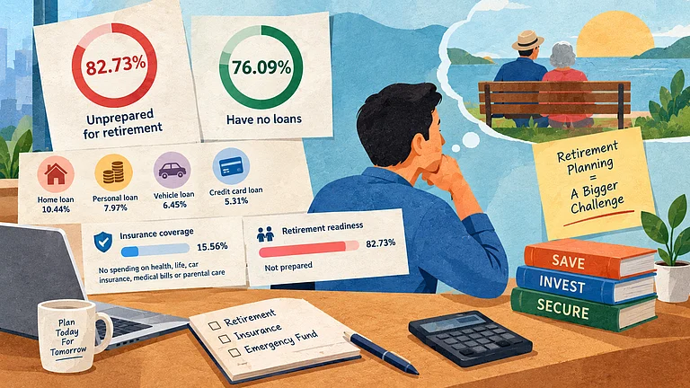 82.73 Per Cent Unprepared For Retirement Despite Low Debt - AI generated