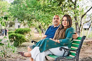 Shreya, 32, and Ranjit Singh Dalal, 50 Delhi : Shreya, 32, and Ranjit Singh Dalal, 50 Delhi