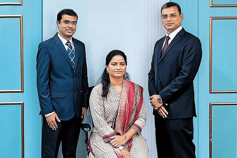 Clockwise: Vimalathithan N, Founder & Director, Wealth Works Capital Private Limited; Sunjeet Sudhir, Co Founder & Director, Wealth Works Capital Private Limited.; Suramanjari Elangovan ,Co Founder & Director, Wealth Works Capital Private Limited.