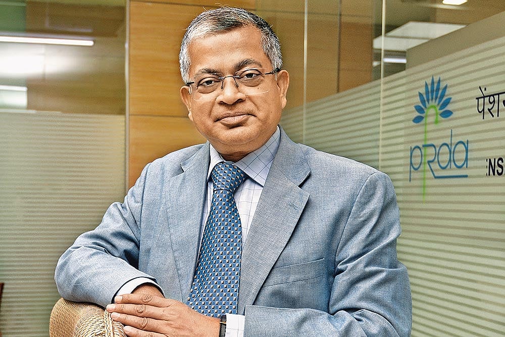 Deepak Mohanty Chairman PFRDA. Photo: Tribhuvan Tiwari : Deepak Mohanty Chairman PFRDA. Photo: Tribhuvan Tiwari