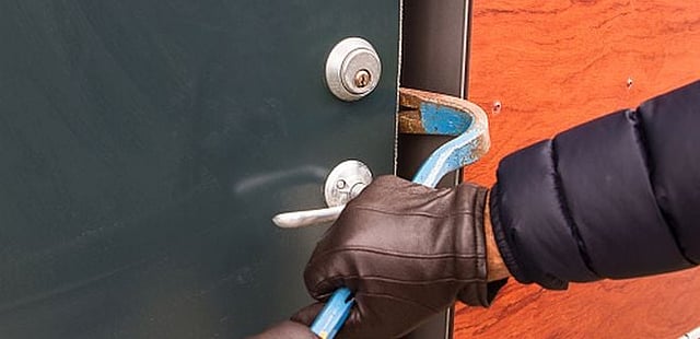 Does the insurer pay for the damaged articles in case of attempted burglary?