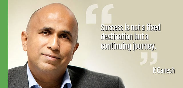 For K Ganesh, the greatest thing money can buy is time