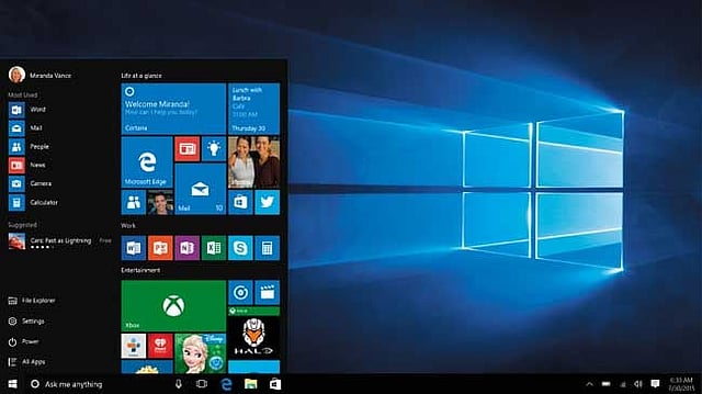 Booting Windows 10