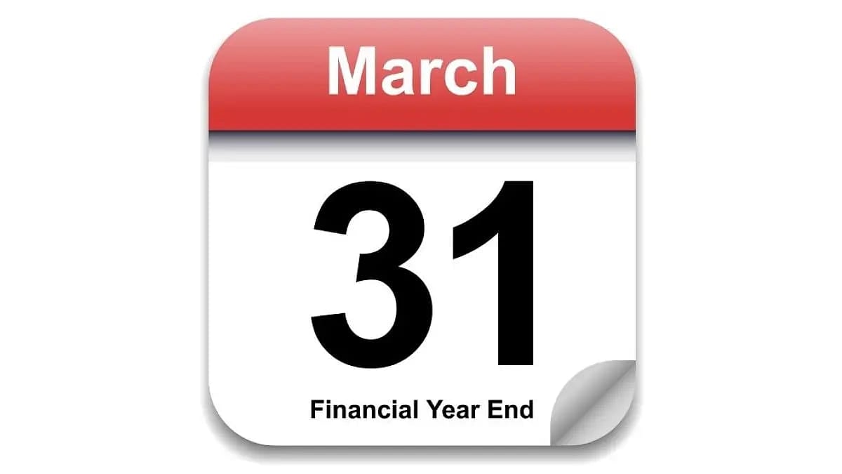 31st March Financial Year end 