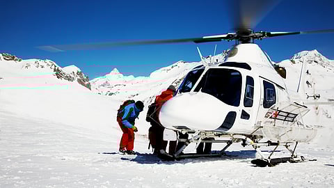 shimla starts heli texi services 