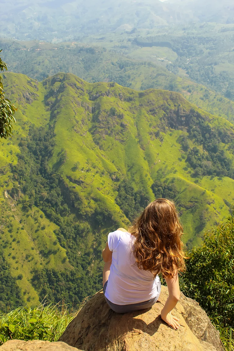 The peak of Ella Rock trail