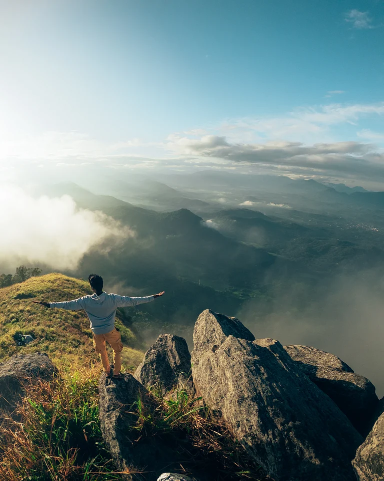 A hike at the summit of Potato Range Trail