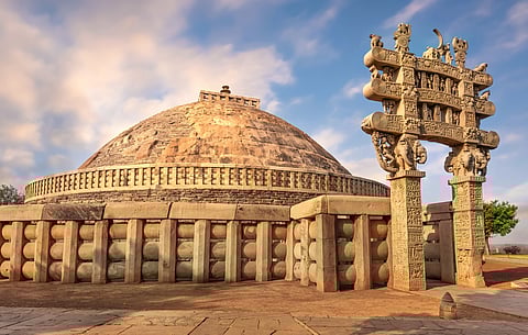 The Sanchi Stupa has an Ashokan Edict 