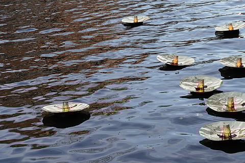 Artist Vibhor Sogani Debuts Shimmering New Installation "Deepam" For The Amsterdam Light Festival