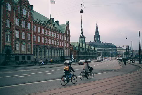 Cycling routes in Denmark