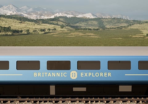 The luxury train, Britannic Explorer