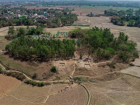 Archeological findings in Nara Huda in Odisha