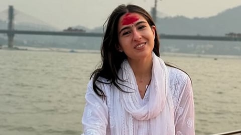 Sara Ali Khan at Kamakhya Temple