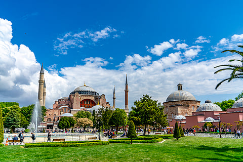 Hagia Sophia’s Dome Undergoes Restoration