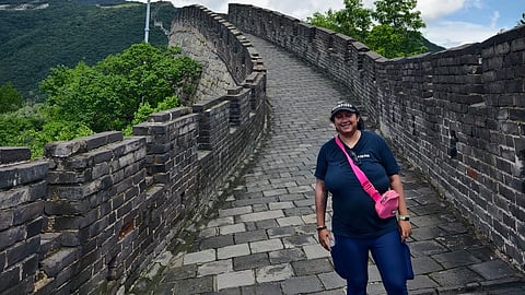 Juhi Pikale, a solo woman traveller , in China