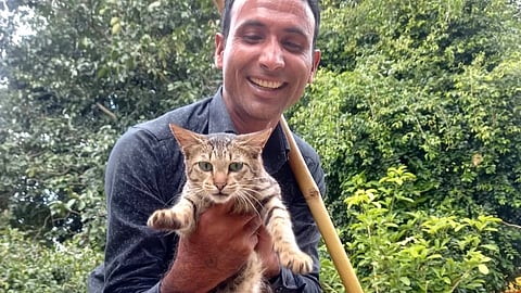 Conservationist Sunil Harsana o Mangar Eco Club