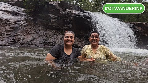 visit to a secret waterfall in Maharashtra