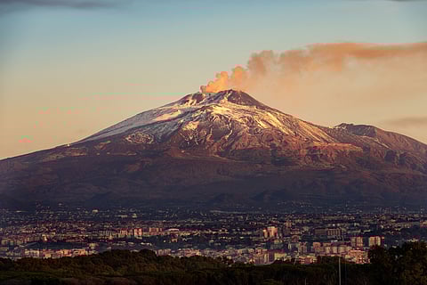 Mount Etna Erupts In Sicily, Italy