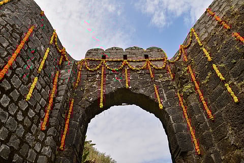 The Majestic Sinhagad Fort Near Pune In Maharashtra
