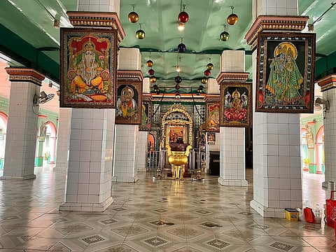 Inside Mariamman Temple