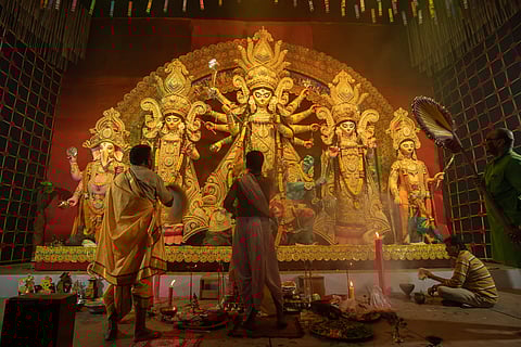 Durga Puja PM Modi CR Park